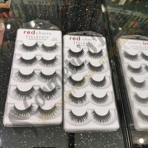 Faux cils Y124 - Y127 Black 100% poil humain Red Cherry Eyelashes